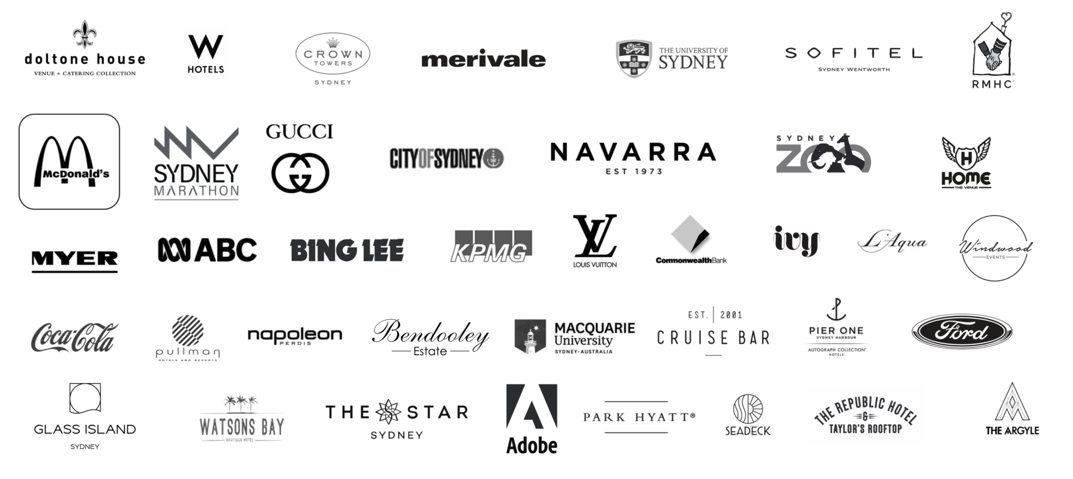 Trusted by top venues and clients across Australia